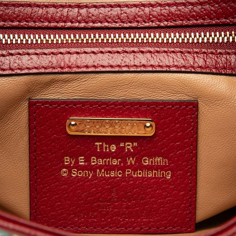 Gucci Small Canvas 100 Centennial Music Jackie 1961 Crossbody Brown Very good condition - Model View
