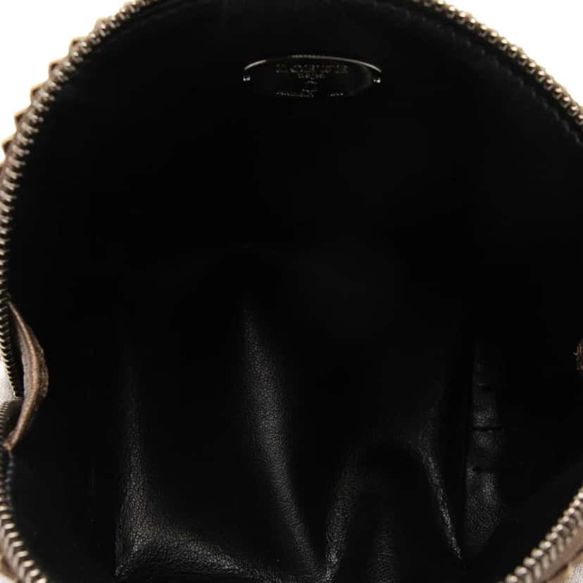 LOEWE Leather Anagram Pouch Brown Leather Very good condition - Model View