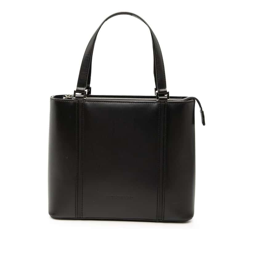 Burberry Leather Handbag Black Leather Very good condition - Front View