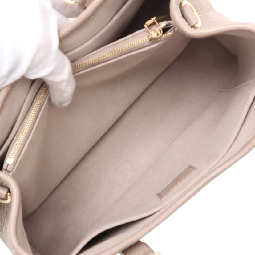 Louis Vuitton Monogram Empreinte Babylone Tote PM Beige Leather Very good condition - Box View