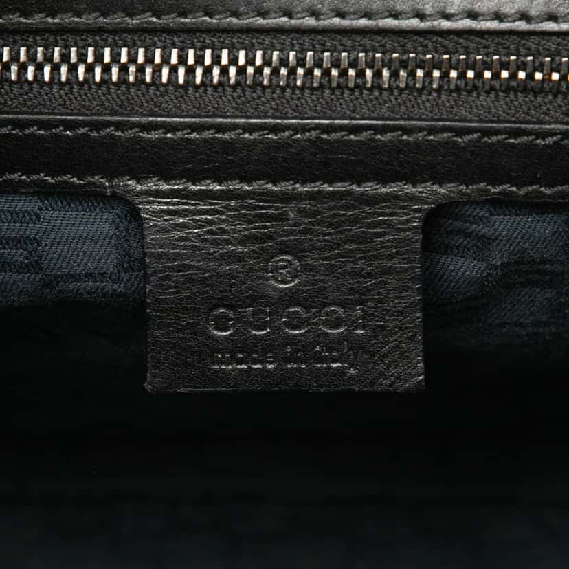 Gucci Canvas Shoulder Bag Black Very good condition - Box View