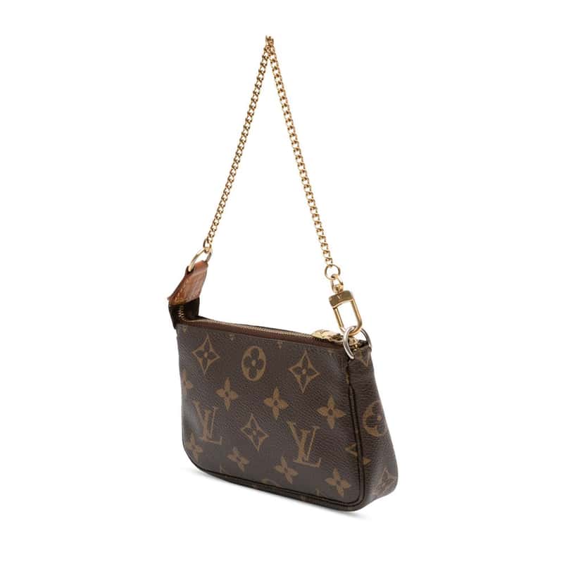 Louis Vuitton Monogram Trunks and Bags Mini Pochette Accessoires Brown Very good condition - Back View