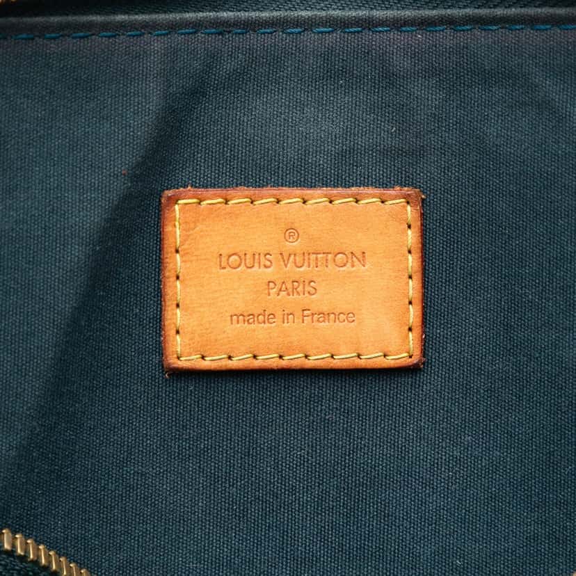 Louis Vuitton Monogram Vernis Alma GM Green Leather Very good condition - Box View