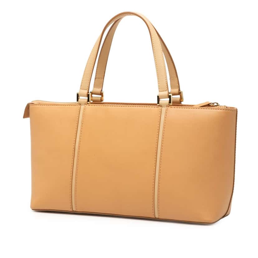 Burberry Leather Tote Brown Leather Very good condition - Back View