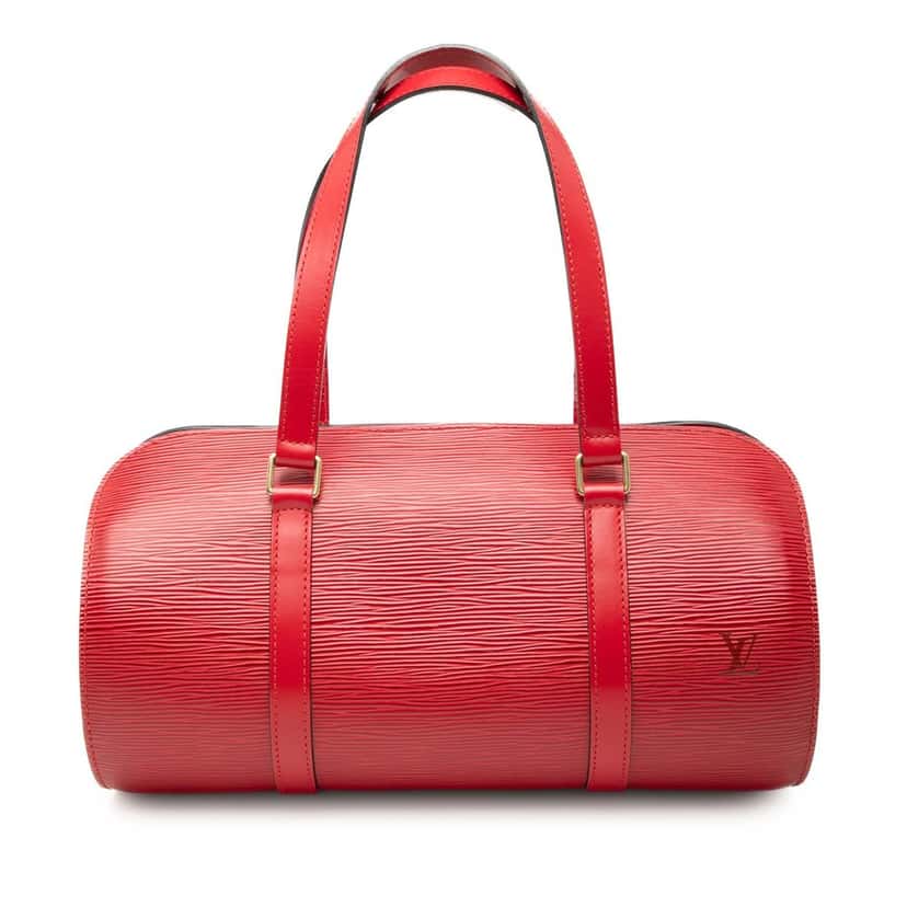 Louis Vuitton Epi Soufflot Red Leather Very good condition - Front View