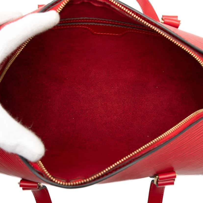 Louis Vuitton Epi Soufflot Red Leather Very good condition - Model View