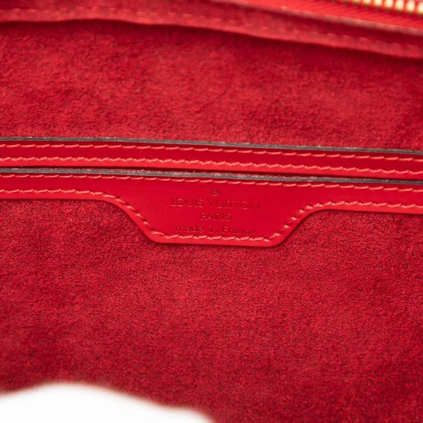Louis Vuitton Epi Soufflot Red Leather Very good condition - Box View