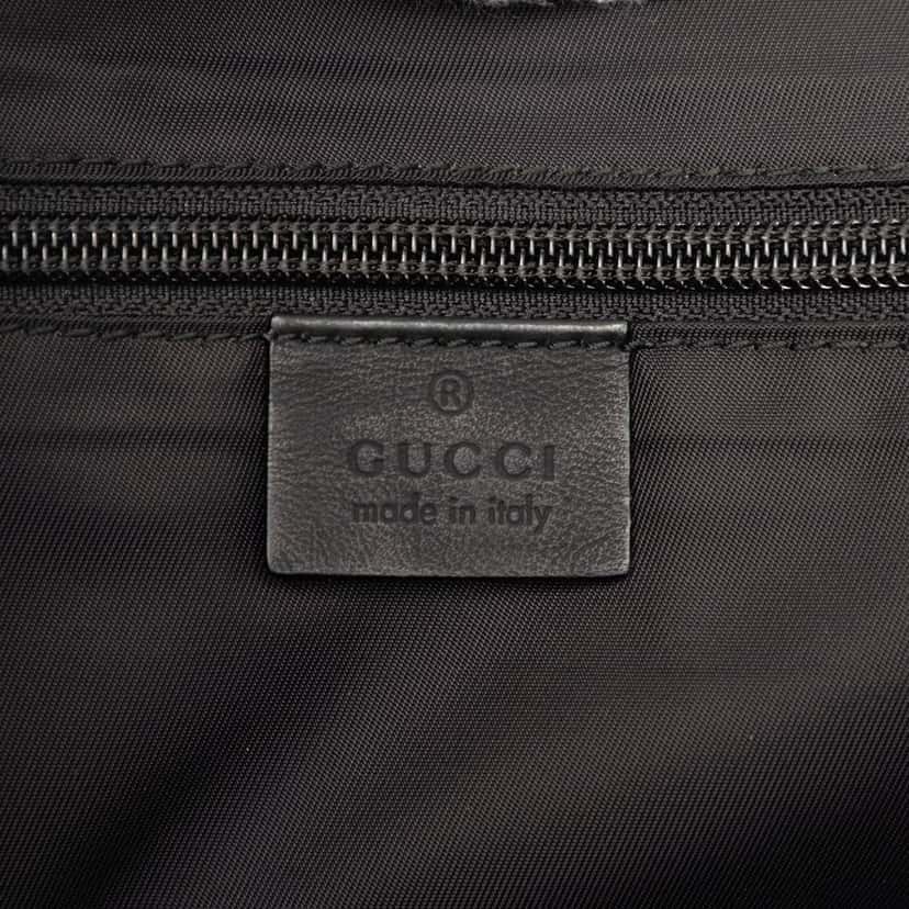 Gucci Guccissima Web Crossbody Black Leather Very good condition - Box View