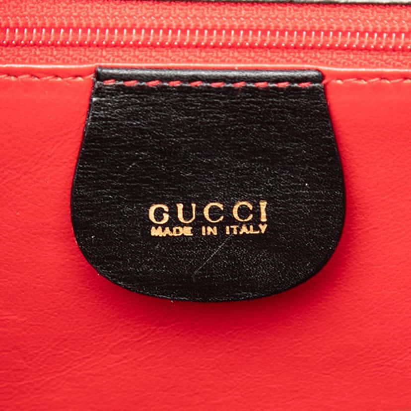 Gucci Smooth Calfskin Lady Lock Satchel Black Leather Very good condition - Box View
