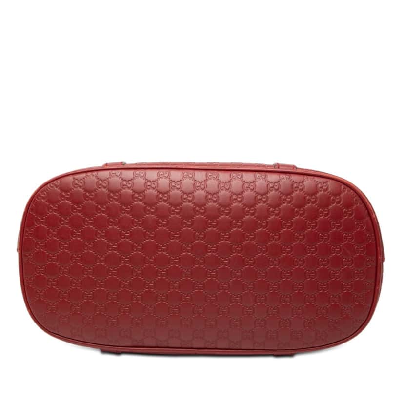 Gucci Mini Microguccissima Dome Satchel Red Leather Very good condition - Inside View