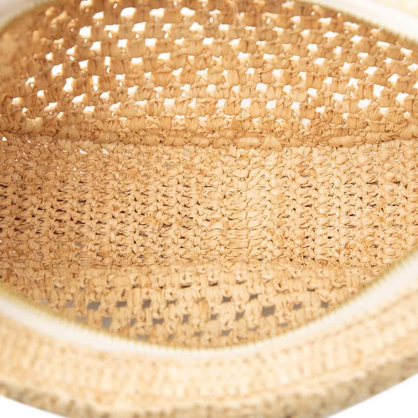 Louis Vuitton Raffia By the Pool Croissant MM Beige Very good condition - Model View