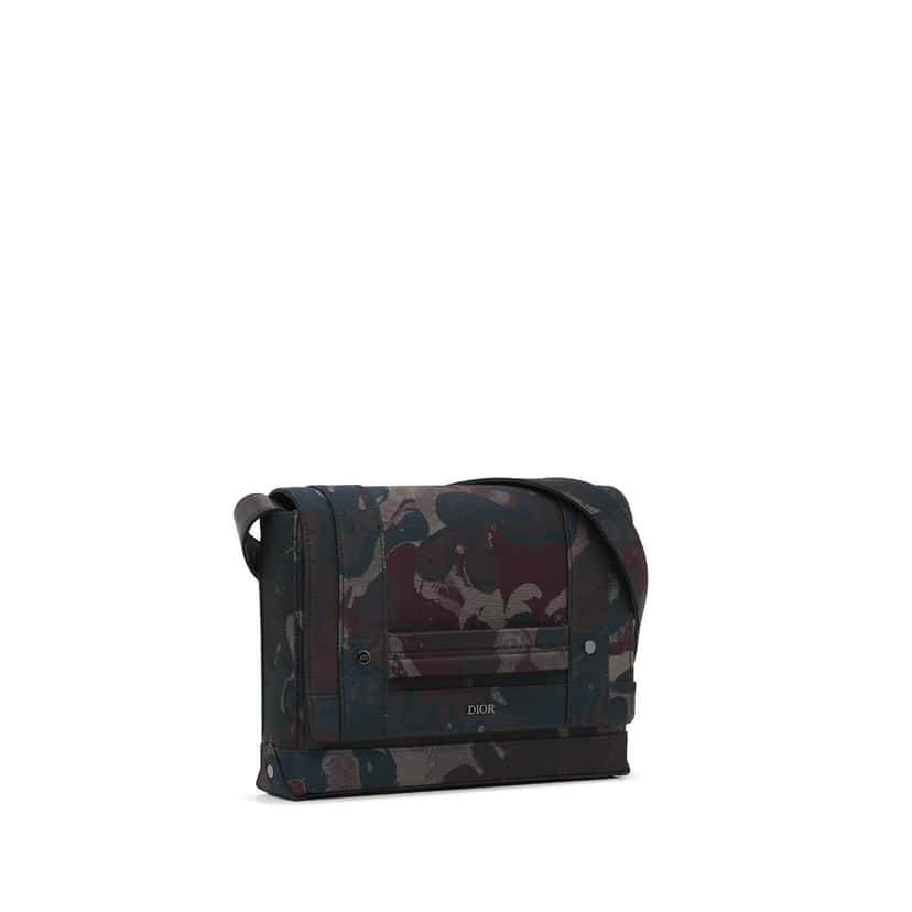 Dior x Peter Doig Messenger Bag Brown Very good condition - Back View