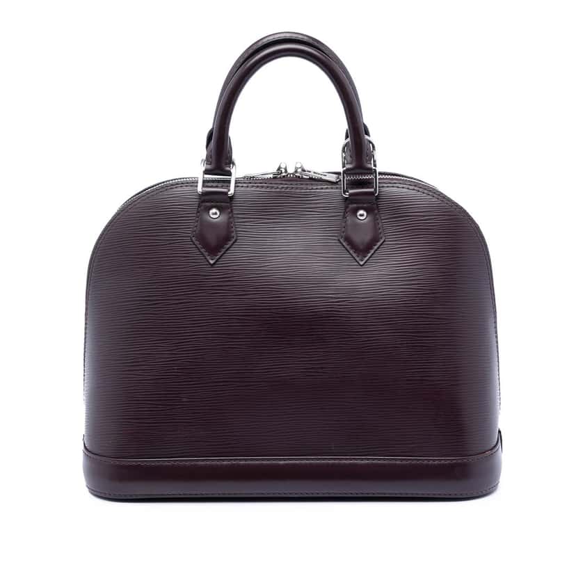 Louis Vuitton Epi Alma PM Purple Leather Very good condition - Front View