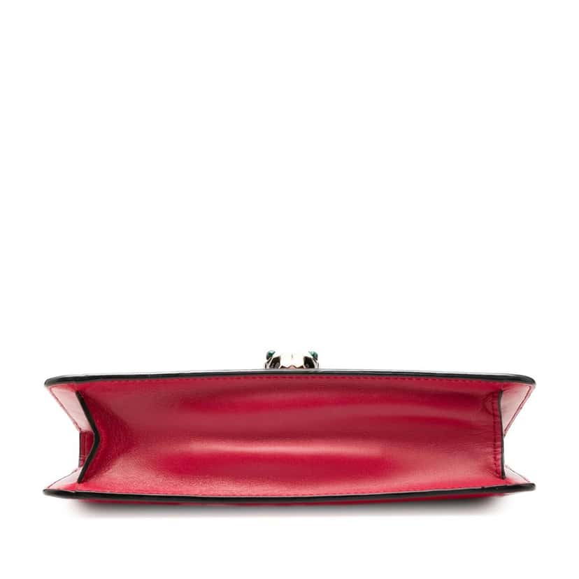 Bvlgari Leather Serpenti Forever Crossbody Red Leather Very good condition - Inside View