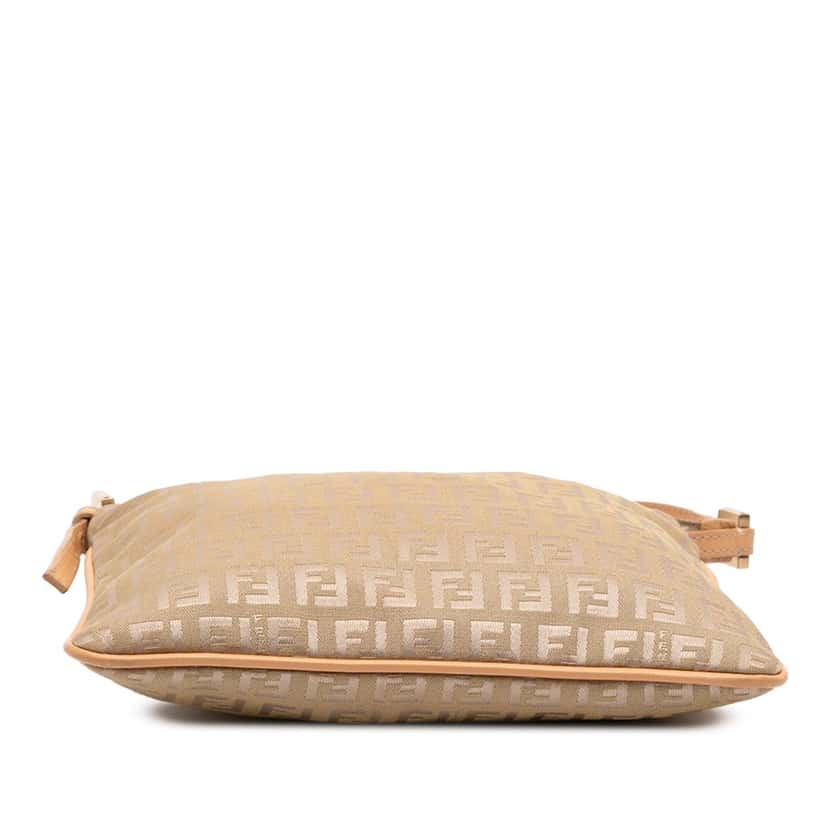 Fendi Zucchino Canvas Crossbody Beige Very good condition - Inside View