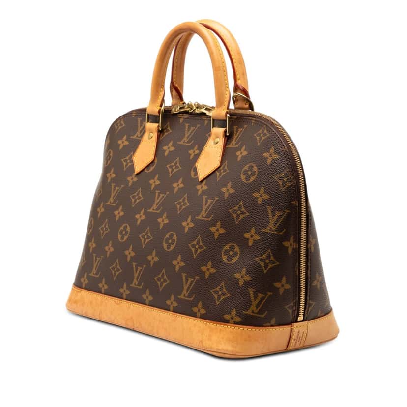 Louis Vuitton Monogram Alma PM Brown Very good condition - Back View