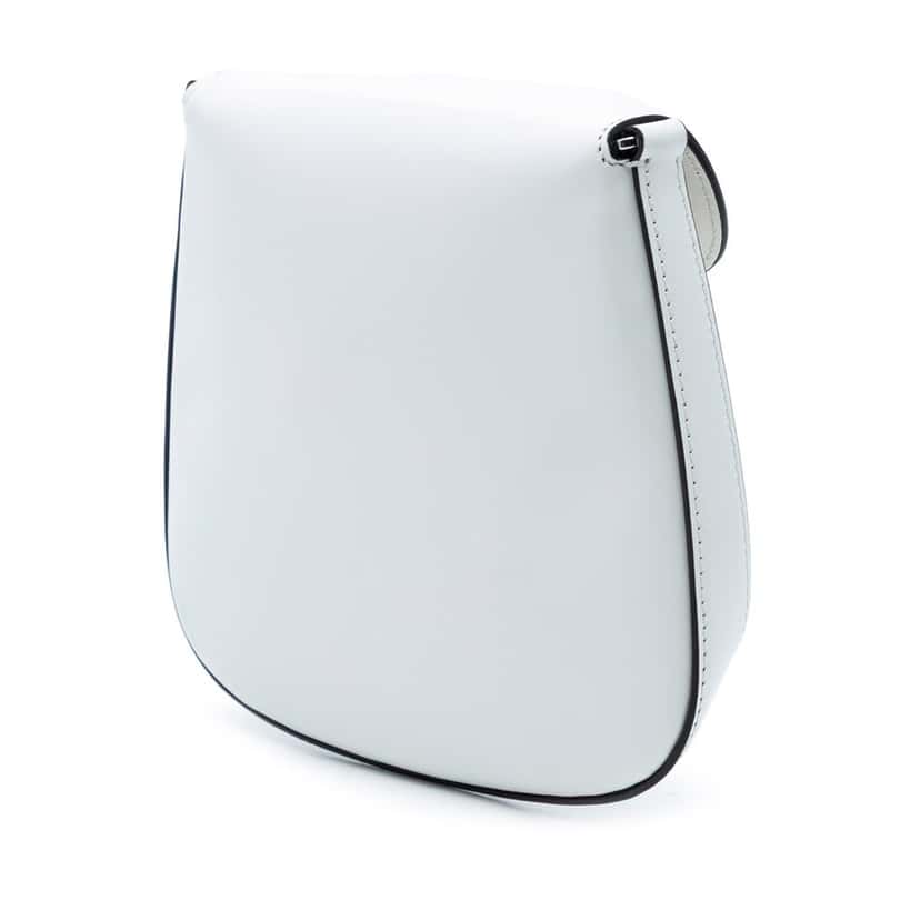 Prada Mini Brushed Leather Cleo Bag White Leather Very good condition - Back View