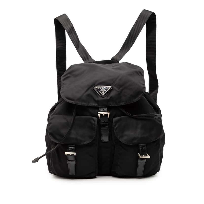 Prada Tessuto Backpack Black Very good condition - Front View