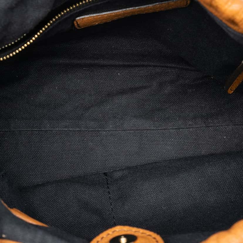 Burberry House Check Canvas and Calfskin Little Crush Crossbody Brown Leather Very good condition - Model View