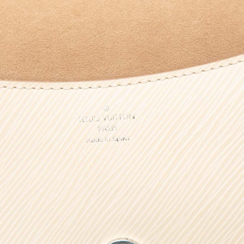 Louis Vuitton Epi Buci White Leather Very good condition - Box View