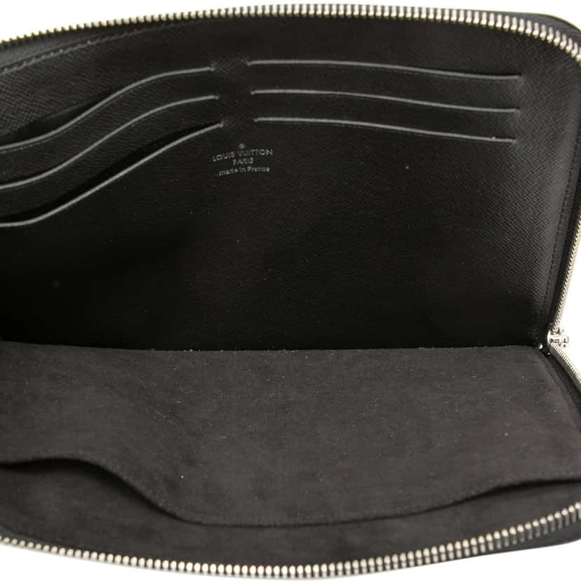 Louis Vuitton Epi Pochette Jour PM Black Leather Very good condition - Model View