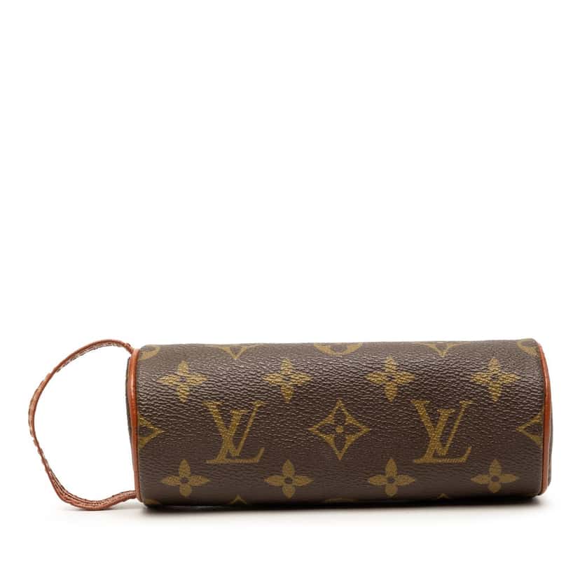 Louis Vuitton Monogram Trousse Ronde 16 Brown Very good condition - Inside View