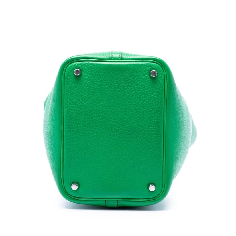 Hermès Clemence Picotin Lock 18 Green Leather Very good condition - Inside View