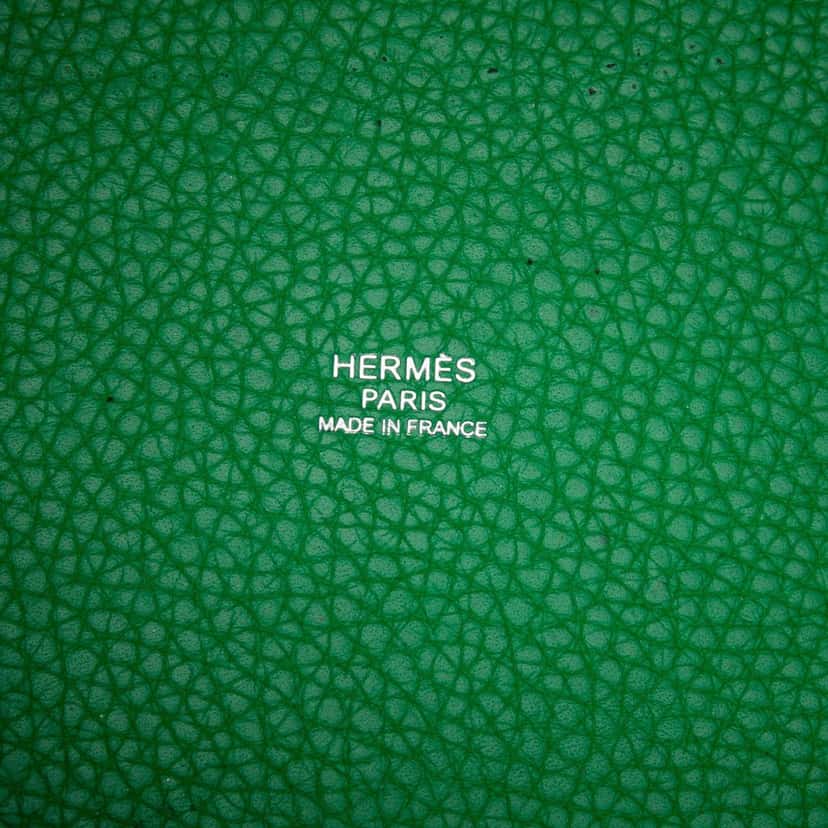 Hermès Clemence Picotin Lock 18 Green Leather Very good condition - Model View