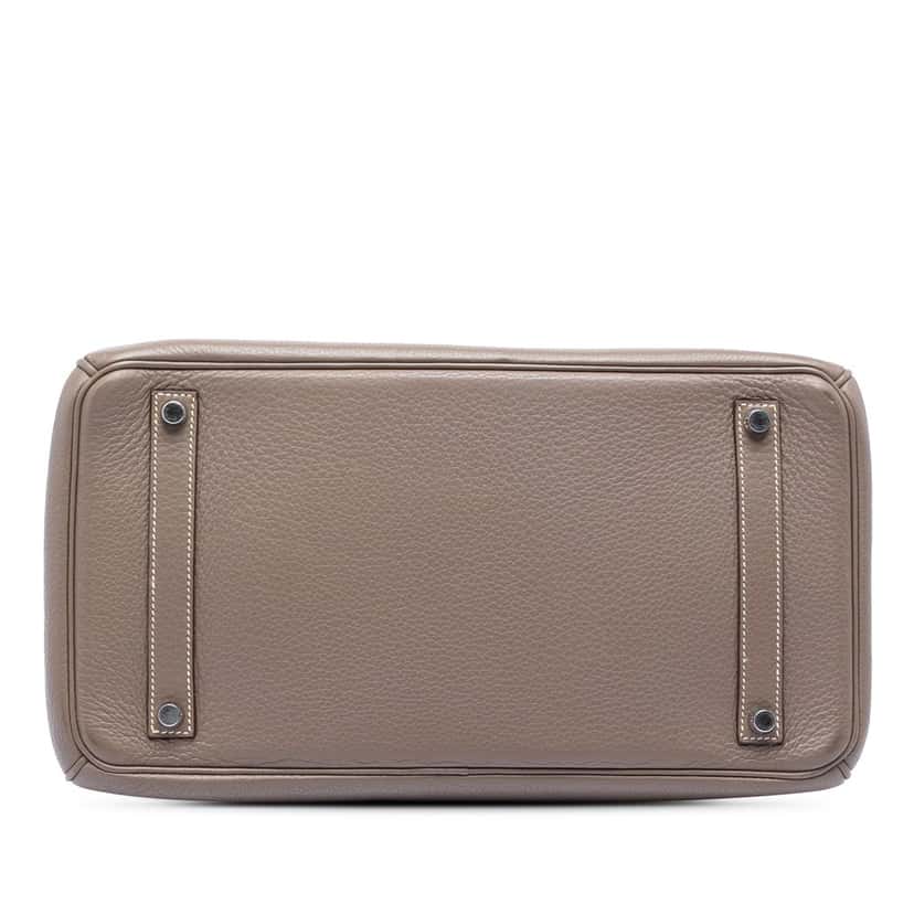 Hermès Togo Birkin Retourne 35 Brown Leather Very good condition - Inside View