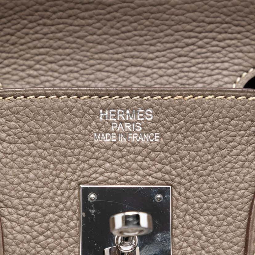 Hermès Togo Birkin Retourne 35 Brown Leather Very good condition - Box View