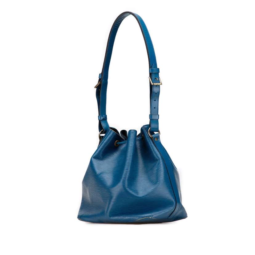 Louis Vuitton Epi Petit Noe Blue Leather Very good condition - Back View