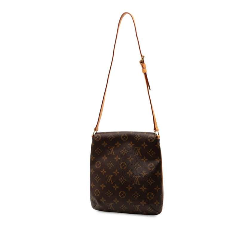 Louis Vuitton Monogram Musette Salsa PM Short Strap Brown Very good condition - Back View