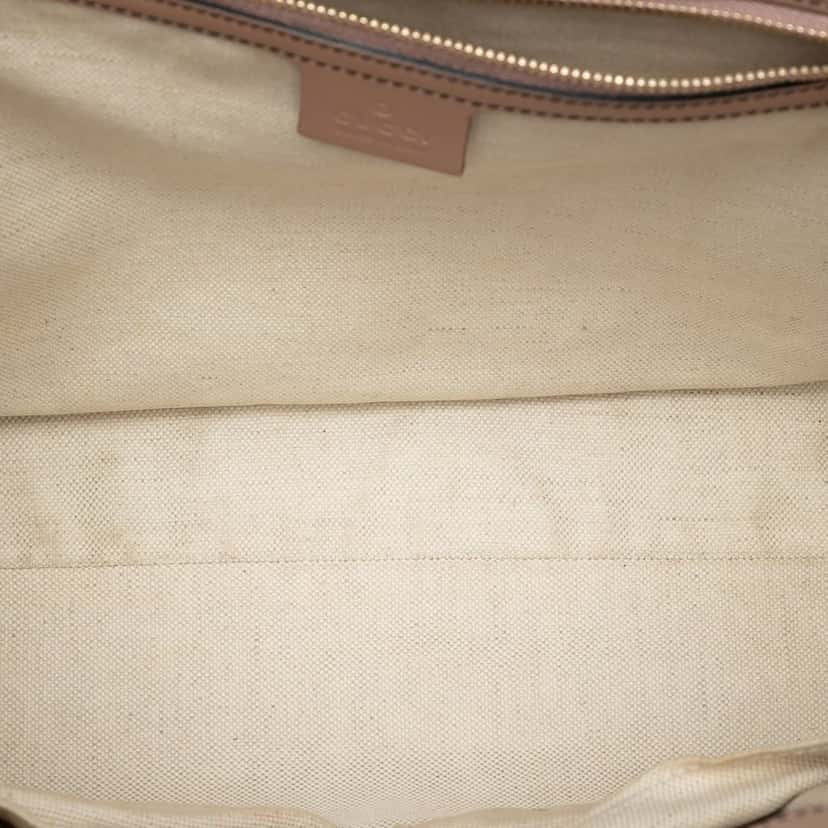 Gucci Large GG Canvas Emily Shoulder Bag Beige Very good condition - Model View