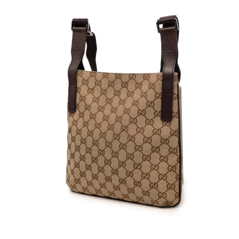 Gucci GG Canvas Crossbody Beige Very good condition - Back View