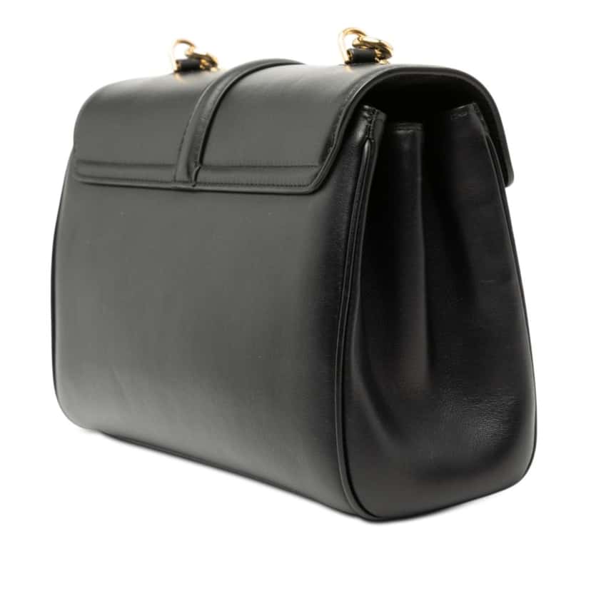 Celine Teen Smooth Calfskin Soft 16 Crossbody Black Leather Very good condition - Back View