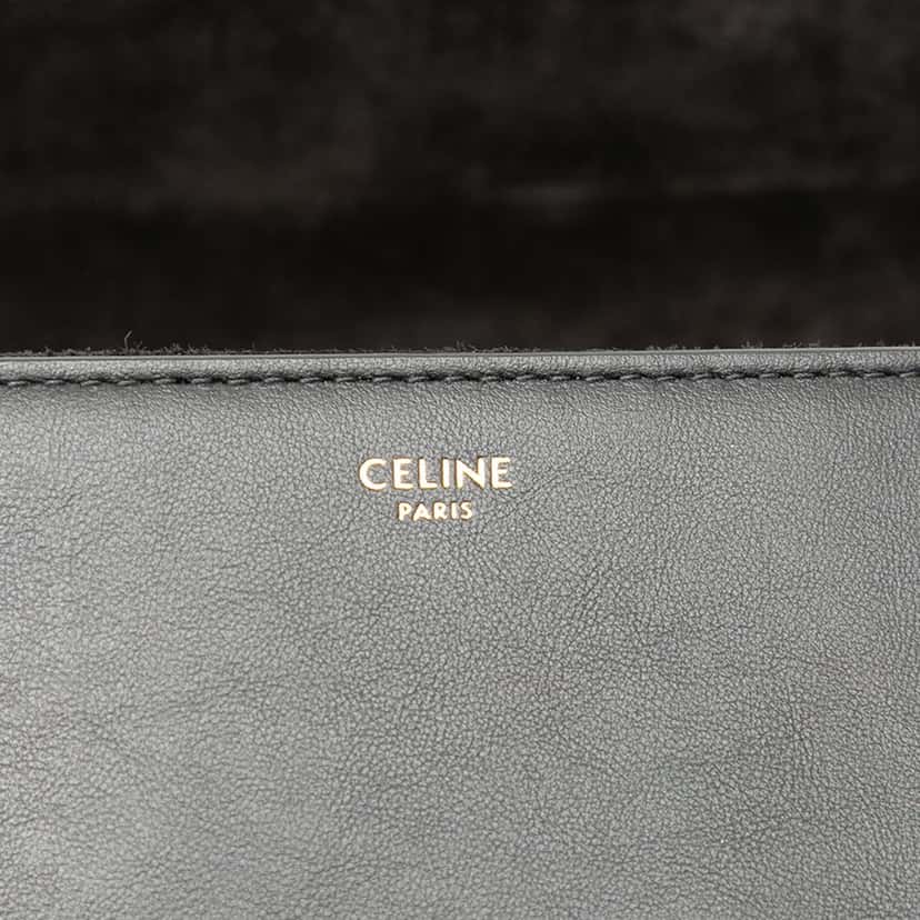 Celine Teen Smooth Calfskin Soft 16 Crossbody Black Leather Very good condition - Box View