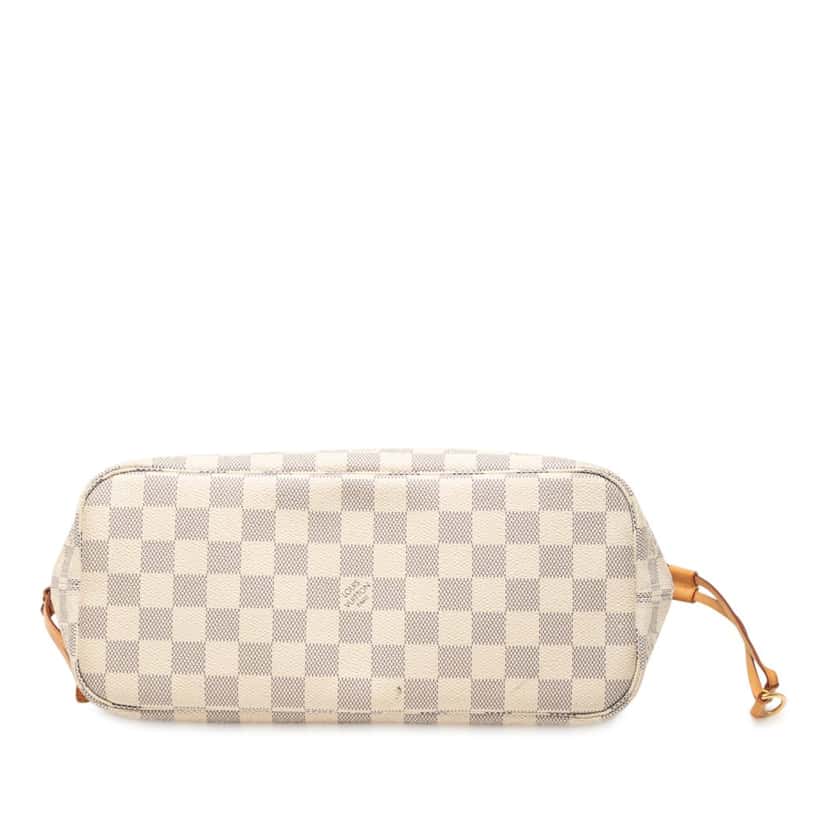 Louis Vuitton Damier Azur Neverfull PM White Very good condition - Inside View