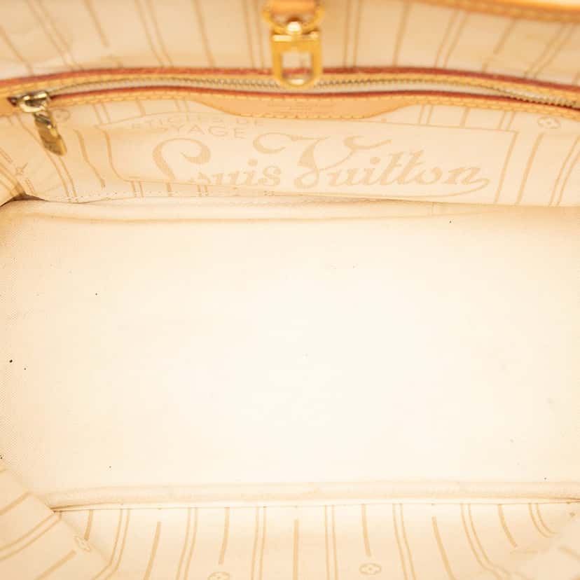 Louis Vuitton Damier Azur Neverfull PM White Very good condition - Model View