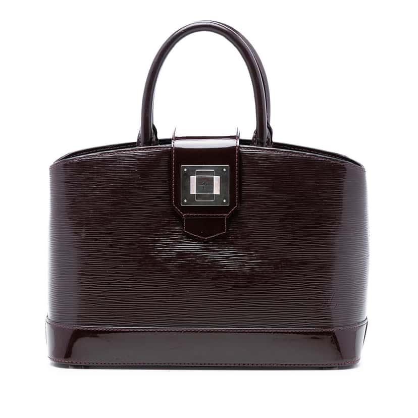 Louis Vuitton Epi Electric Mirabeau PM Purple Leather Very good condition - Front View