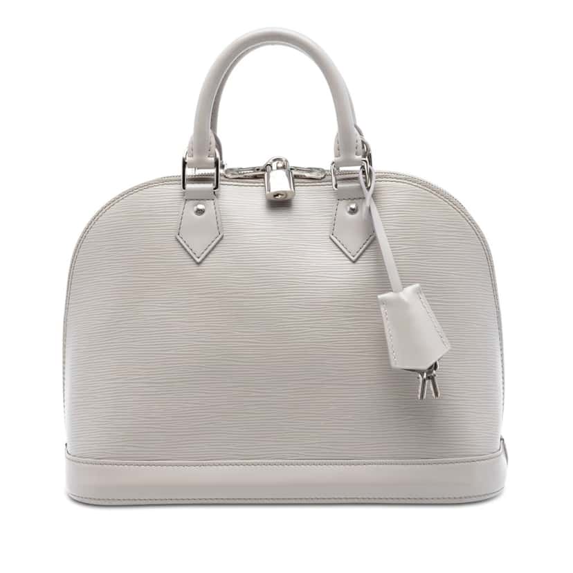 Louis Vuitton Epi Alma PM White Leather Very good condition - Front View