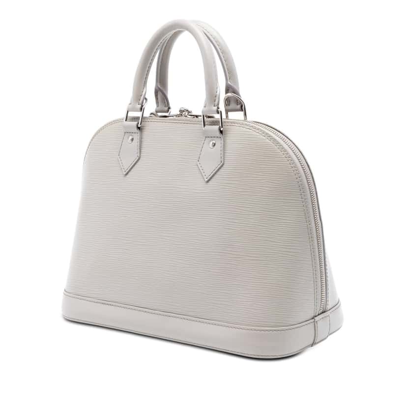 Louis Vuitton Epi Alma PM White Leather Very good condition - Back View