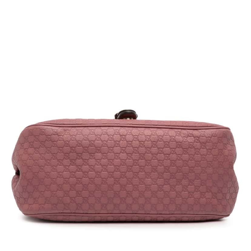 Gucci Microguccissima Sukey Crossbody Pink Leather Very good condition - Inside View