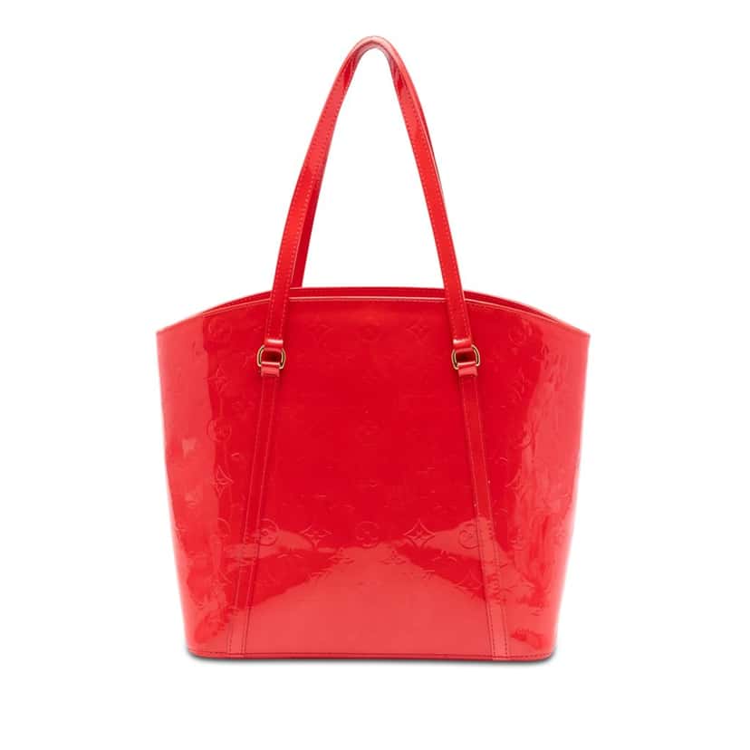 Louis Vuitton Monogram Vernis Avalon GM Red Leather Very good condition - Front View