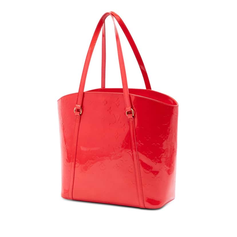 Louis Vuitton Monogram Vernis Avalon GM Red Leather Very good condition - Back View