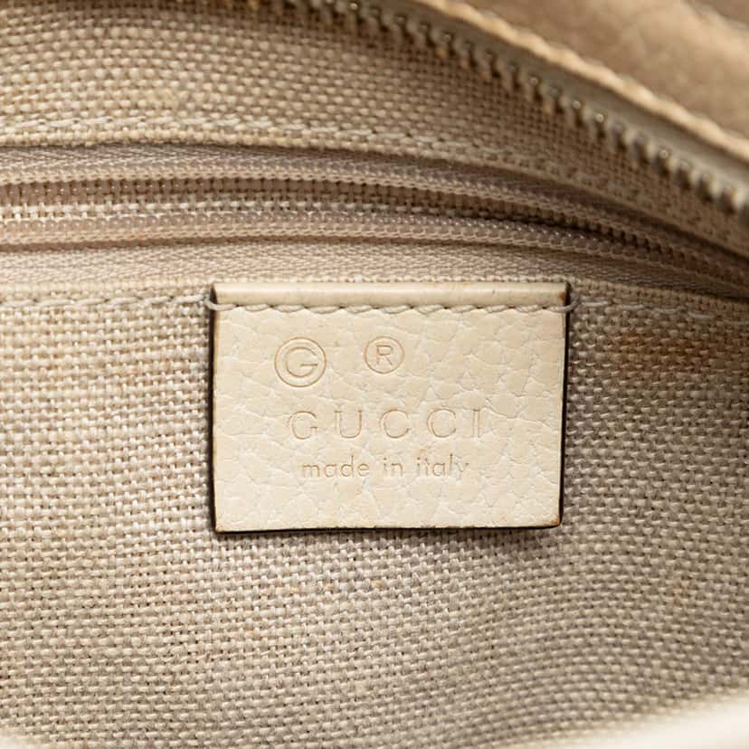 Gucci Small GG Canvas Bree Satchel Beige Very good condition - Box View