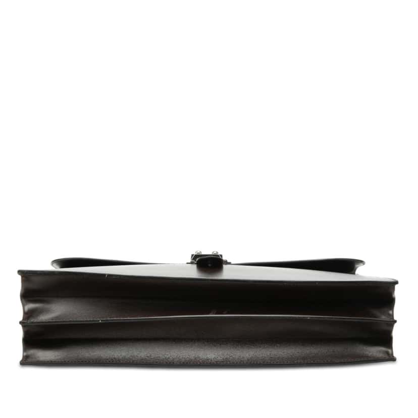 Hermès Box Calf Sac A Depeches 38 Brown Leather Good condition - Inside View