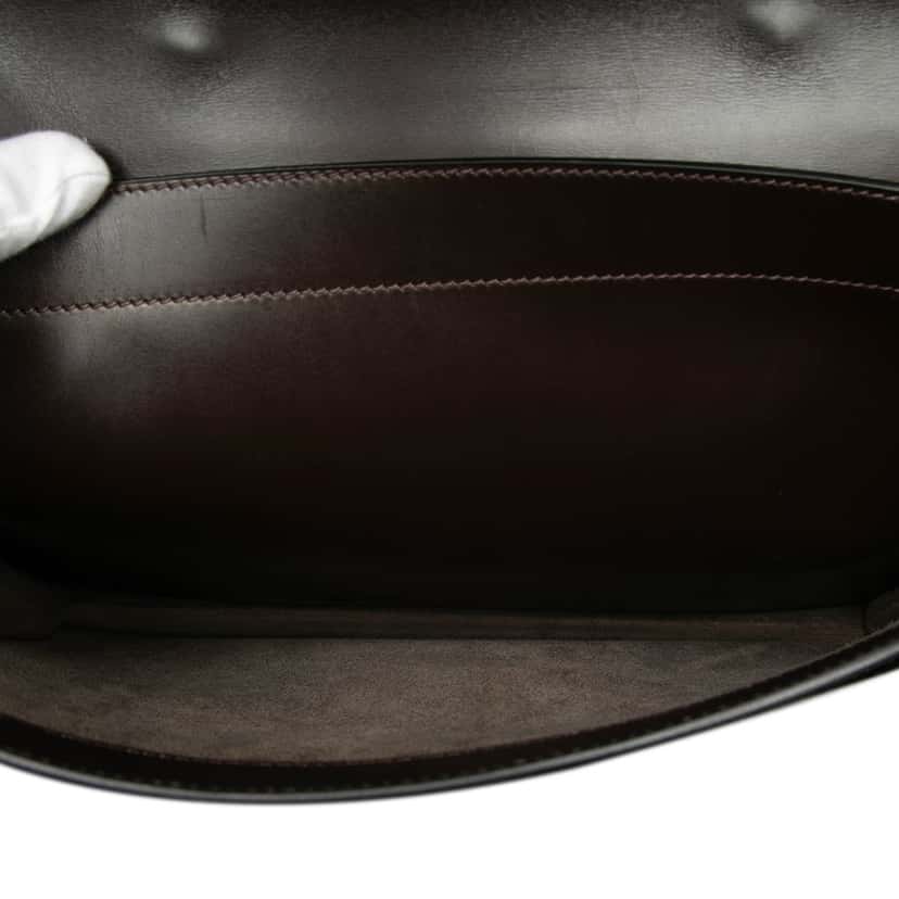 Hermès Box Calf Sac A Depeches 38 Brown Leather Good condition - Model View