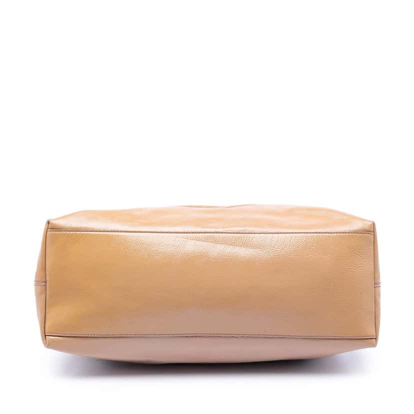 Gucci Medium Patent Soho Chain Tote Brown Leather Very good condition - Inside View