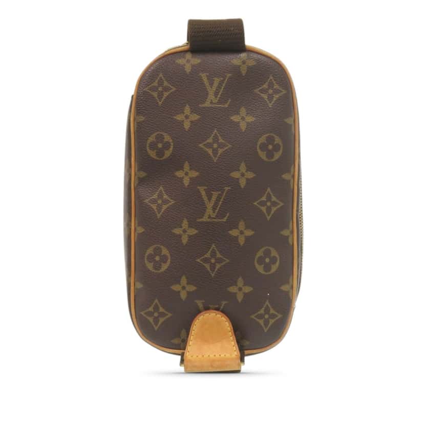 Louis Vuitton Monogram Pochette Gange Brown Very good condition - Back View
