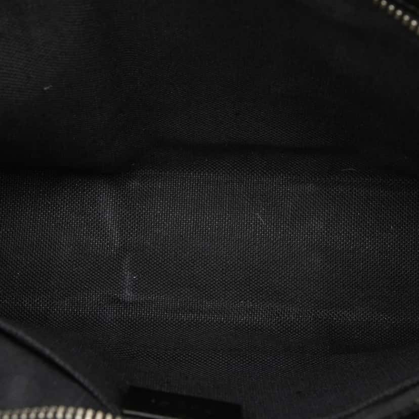 Gucci GG Supreme Web Clutch Black Very good condition - Model View
